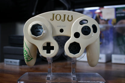 Custom Painted Official Nintendo GameCube Controller Shell (OEM) | Super Smash Bros. Melee & Ultimate | JoJo's Bizarre Adventure Part 7 SBR