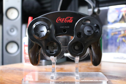 Custom Painted Official Nintendo GameCube Controller Shell (OEM) | Super Smash Bros. Melee & Ultimate | Coca-Cola | Coke |